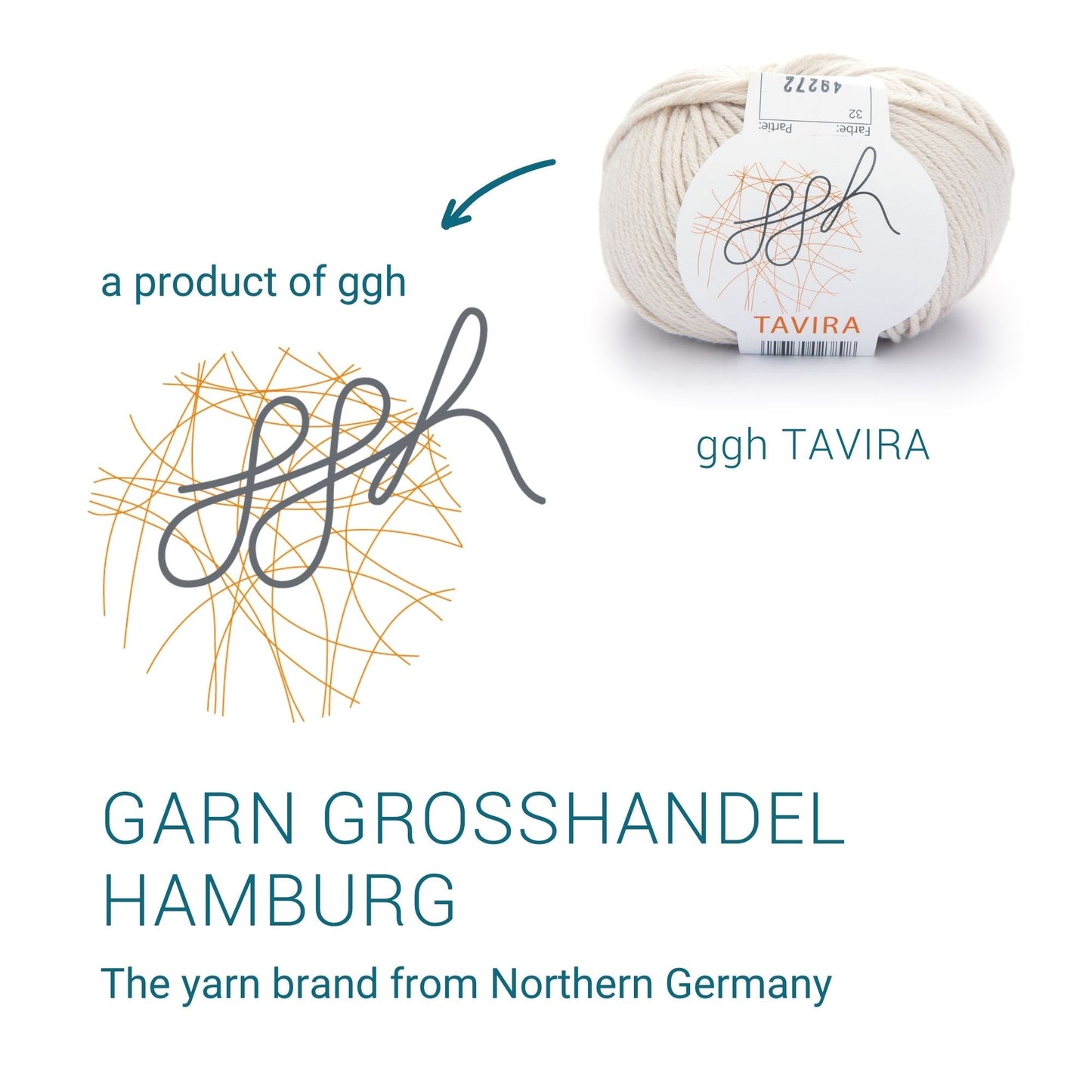 ggh Tavira | 100% Baumwolle | 80m/50g | 032 - Hellbeige - Handarbeiten - 5