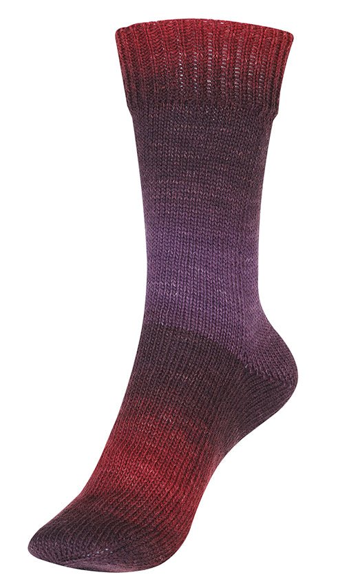 Gots Step Merino 4 Exp Color | 400 M - 100 G | 05 - Burgund - Sockenwolle - Handarbeiten - 2
