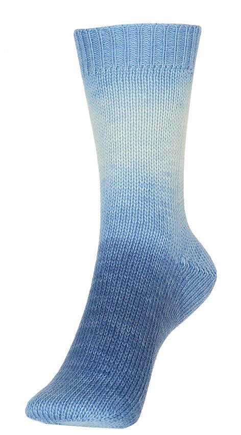 Gots Step Merino 6 Exp Color | 400 M - 150 G | 111 - Himmel - Sockenwolle - Handarbeiten - 2