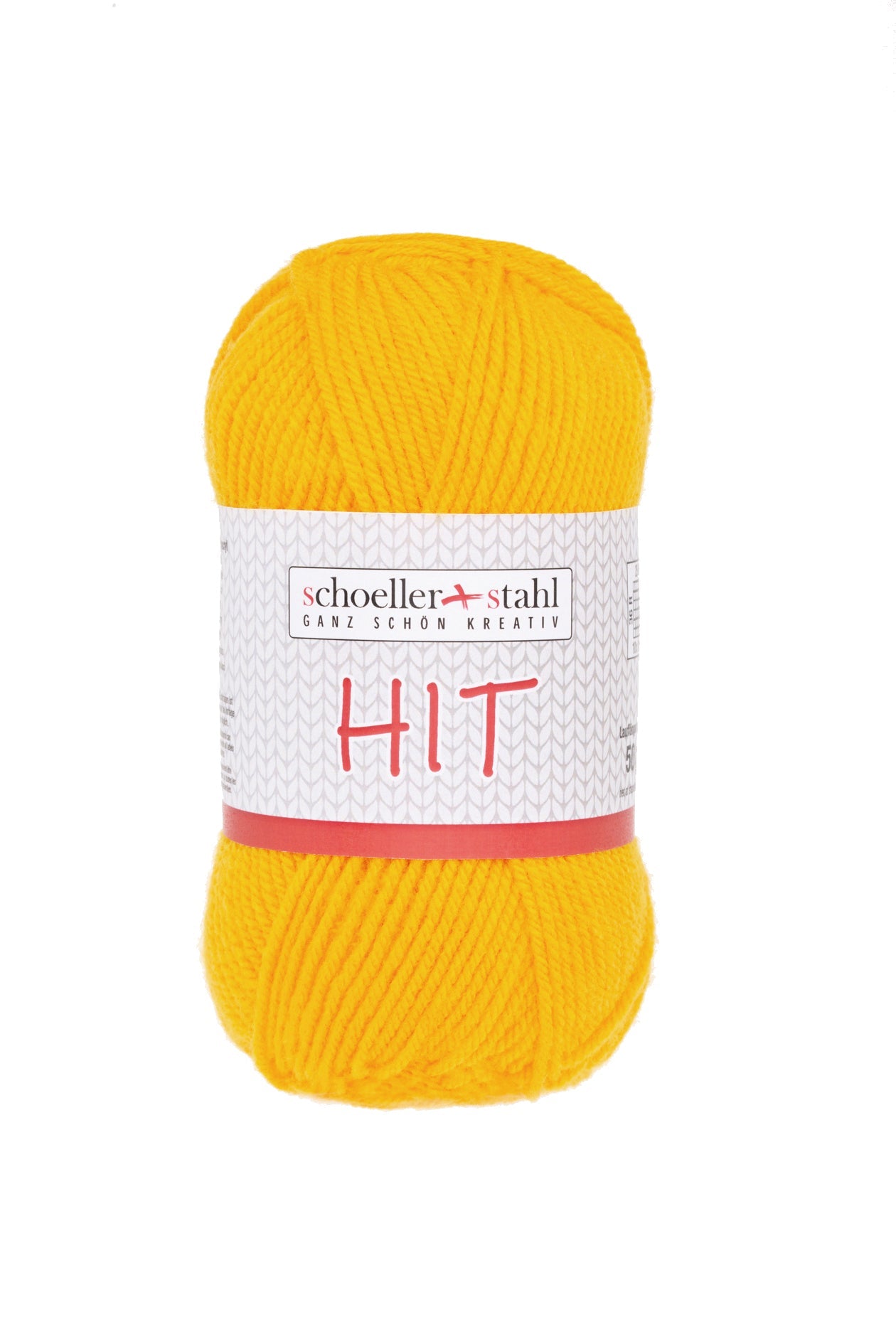HIT 50G | Farbe 22 - SONNE - Strickwolle - Handarbeiten - 1