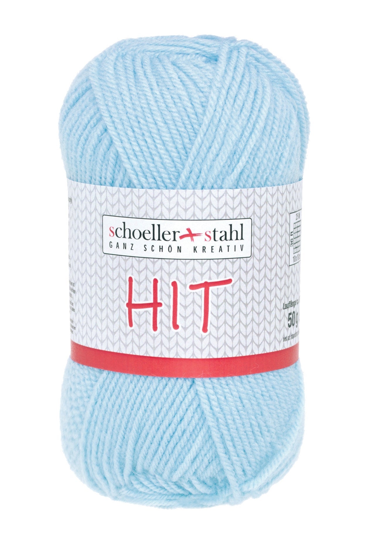 HIT 50G | Farbe 47 - HELLBLAU - Strickwolle - Handarbeiten - 1