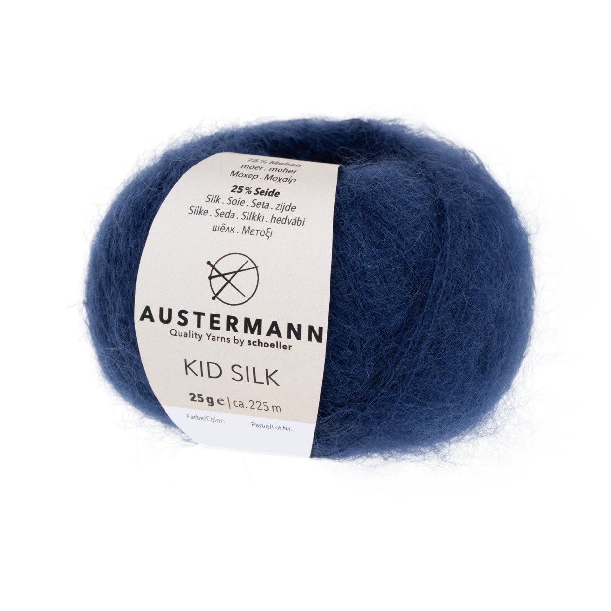 Kid Silk | 225 M - 25 G | 04 - Marine - Strickwolle - Handarbeiten - 1