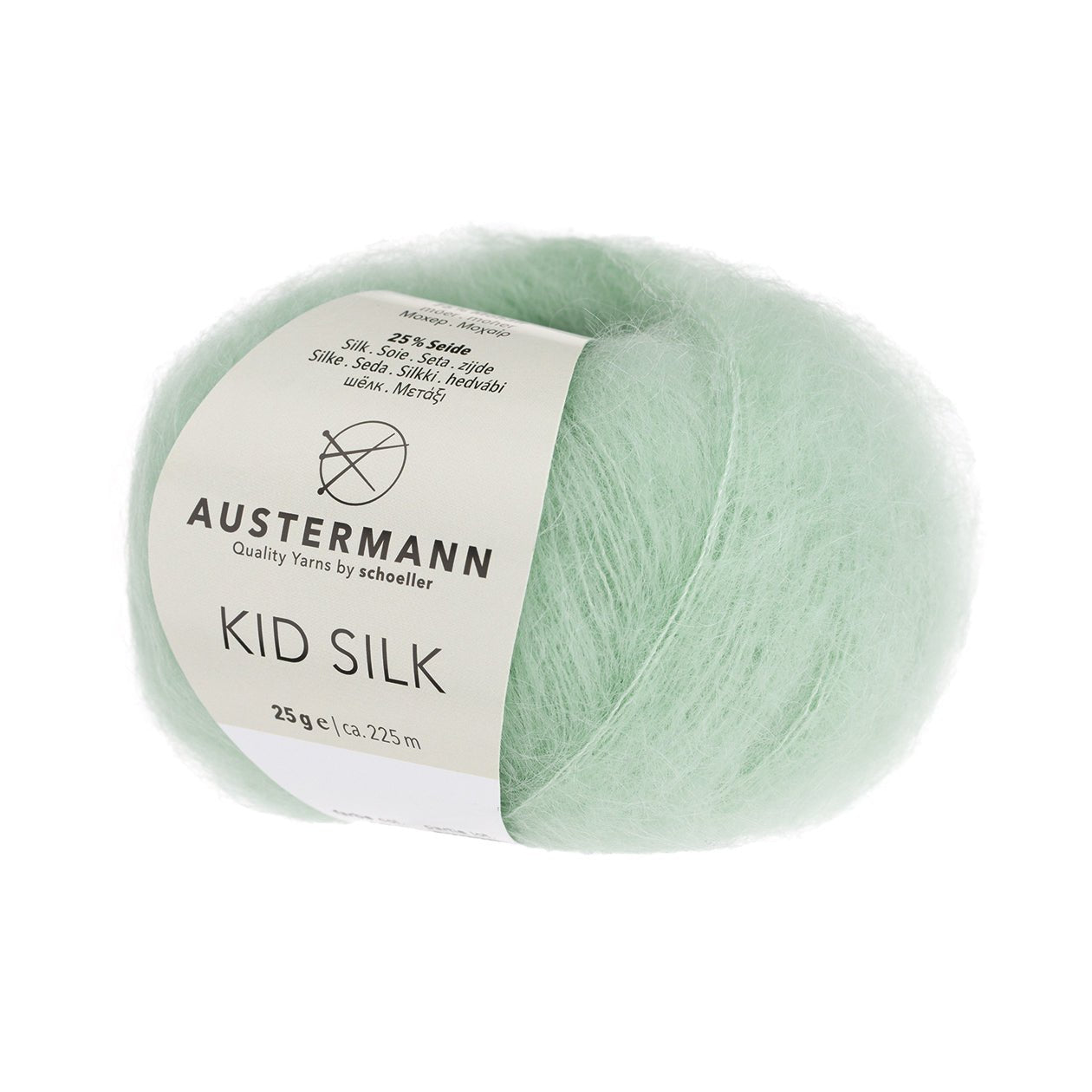 Kid Silk | 225 M - 25 G | 48 - Mint - Strickwolle - Handarbeiten - 1