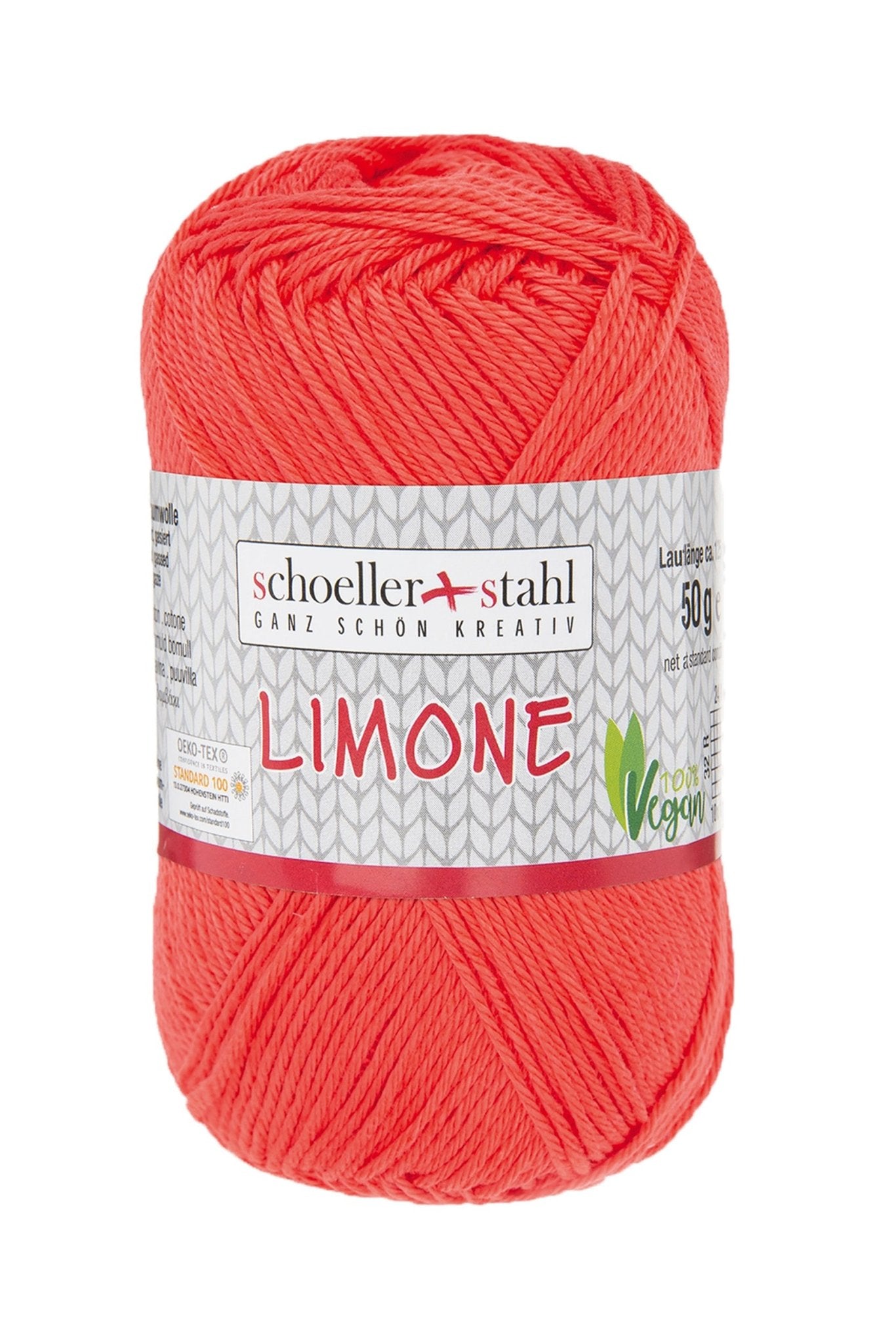 LIMONE 50G | Farbe 103 - KORALLE - Strickwolle - Handarbeiten - 1