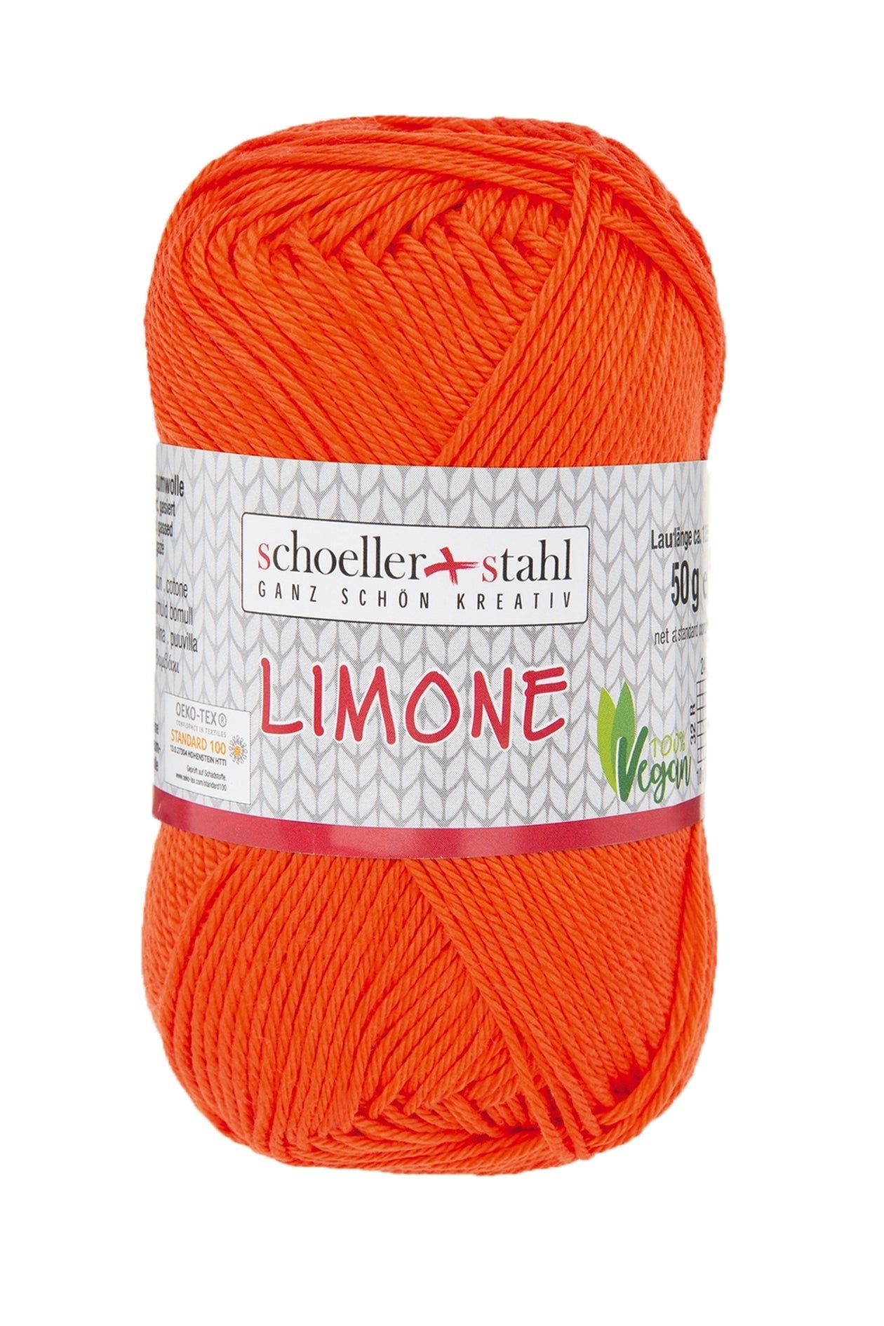 LIMONE 50G | Farbe 150 - FEUER - Strickwolle - Handarbeiten - 1
