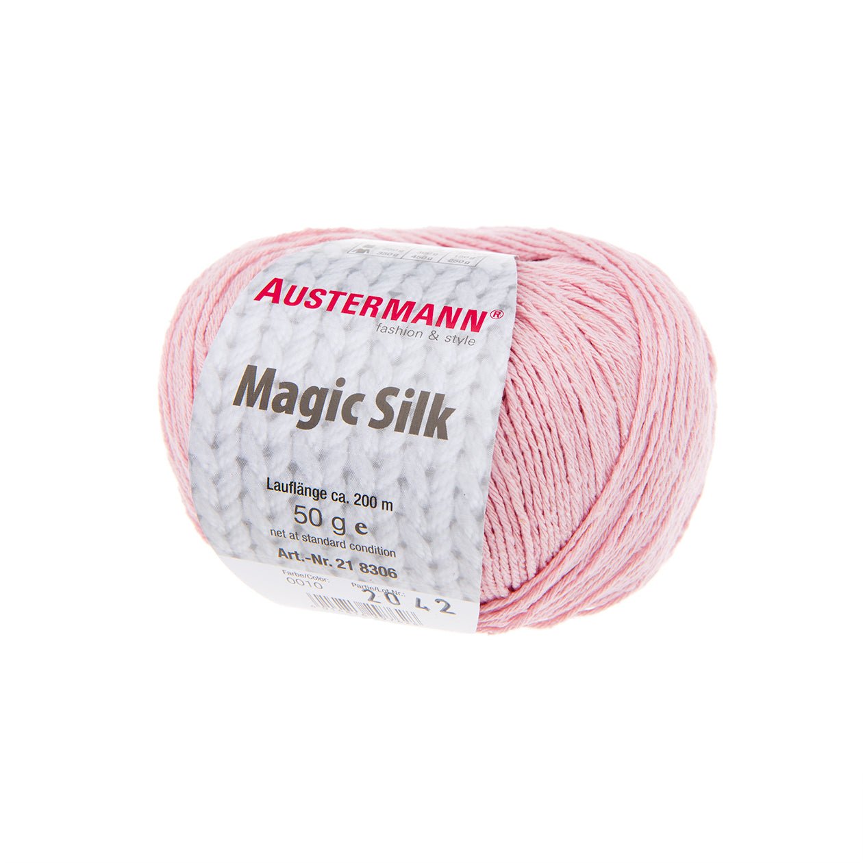 Magic Silk Uni | 200 M - 50 G | 10 - Rosé - Handarbeiten - 1