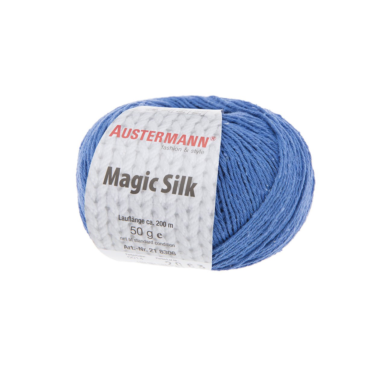 Magic Silk Uni | 200 M - 50 G | 14 - Blau - Handarbeiten - 1