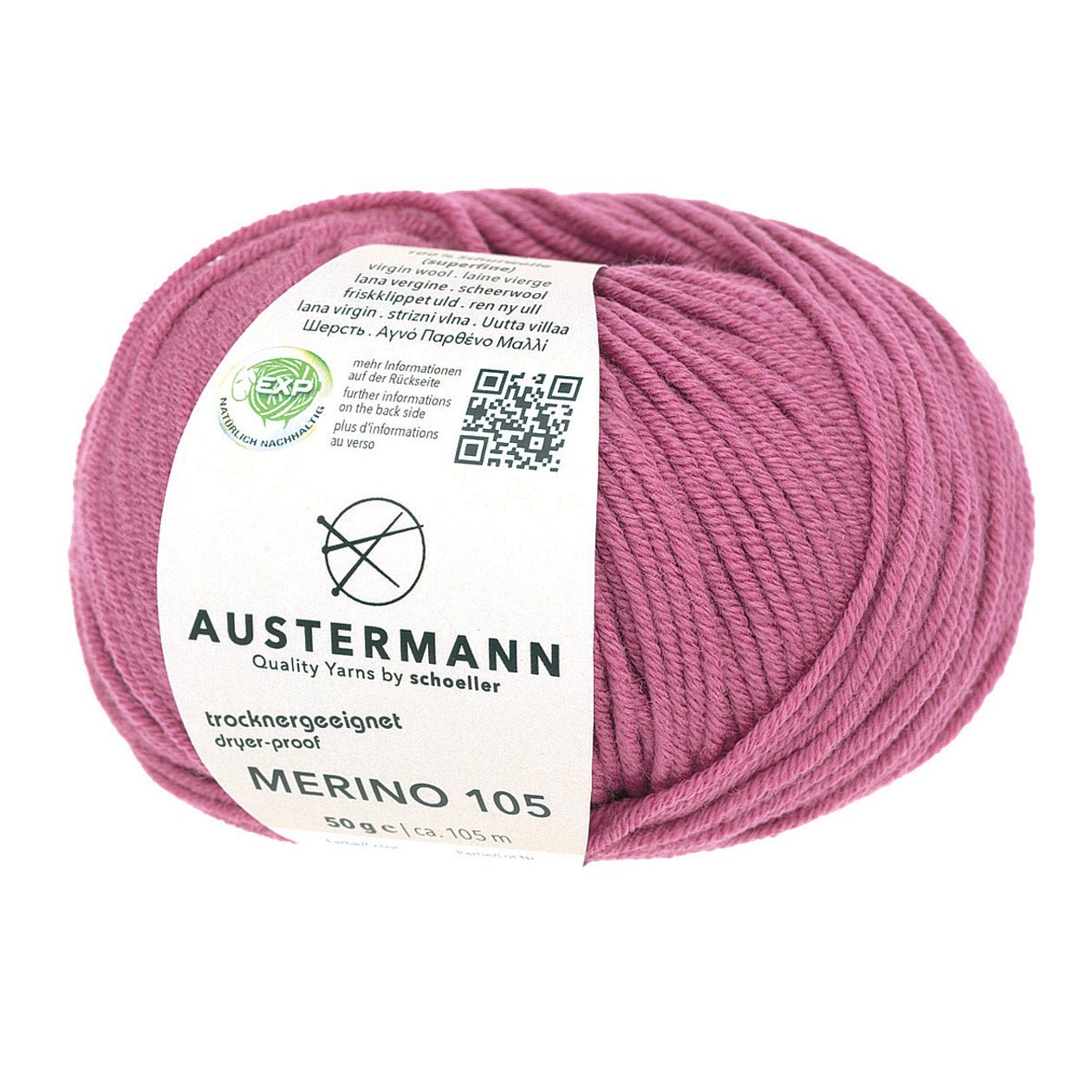 Merino 105 EXP | 105m/50g | 341 - pink lipstic - Handarbeiten - 1