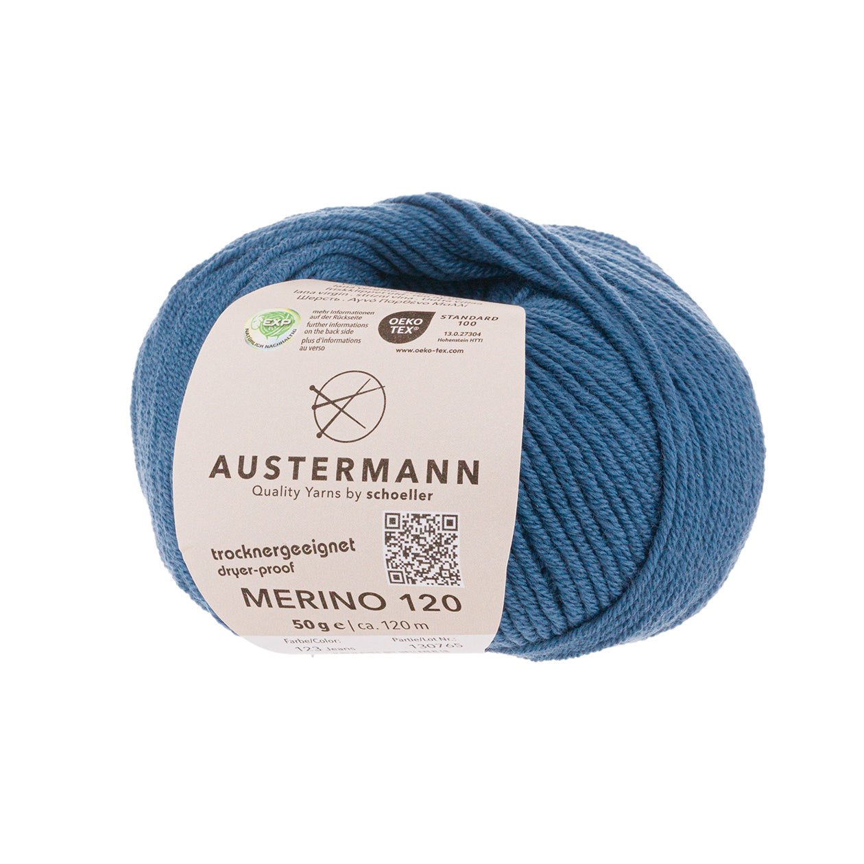 Merino 120 Exp | 120M - 50 G | 123 - Jeans - Handarbeiten - 1