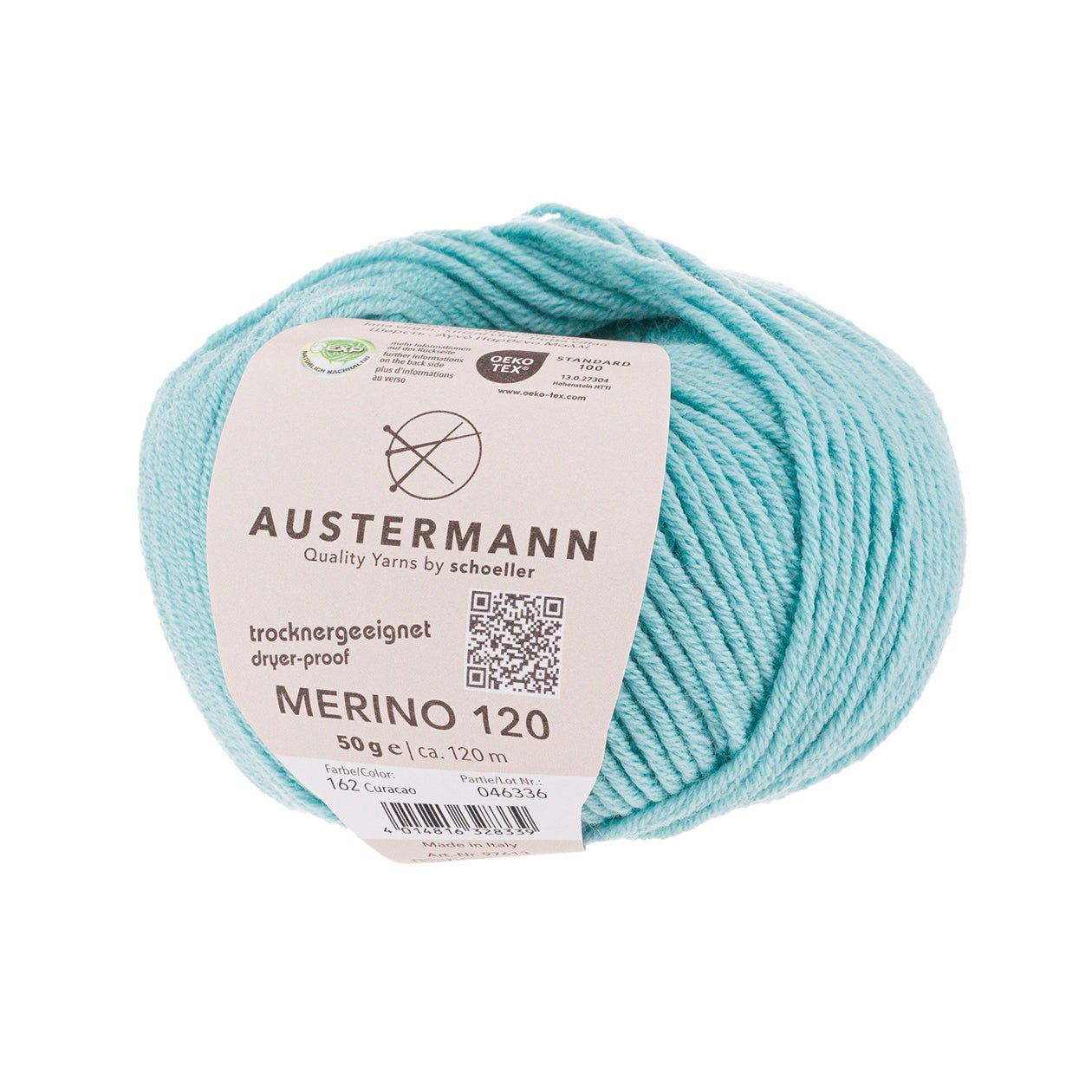 Merino 120 Exp | 120M - 50 G | 162 - Curacao - Handarbeiten - 1