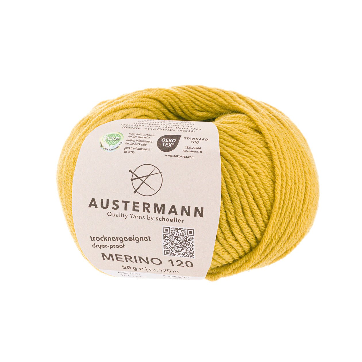 Merino 120 Exp | 120M - 50 G | 165 - Safran - Handarbeiten - 1