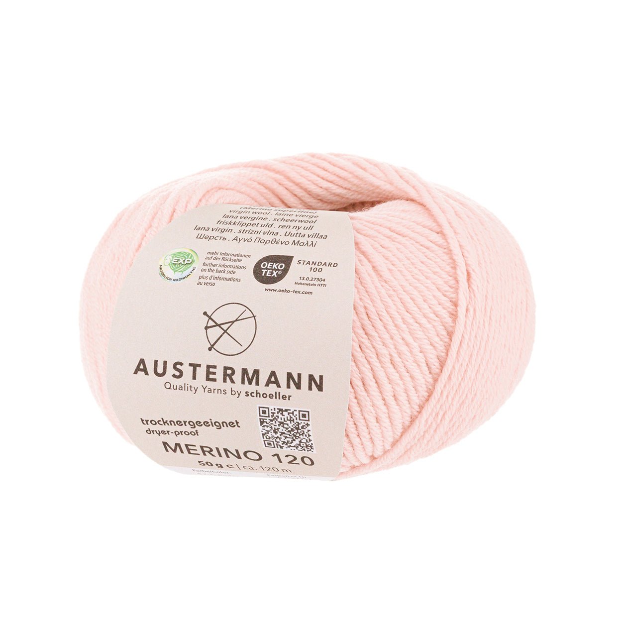 Merino 120 Exp | 120M - 50 G | 166 - Puder - Handarbeiten - 1