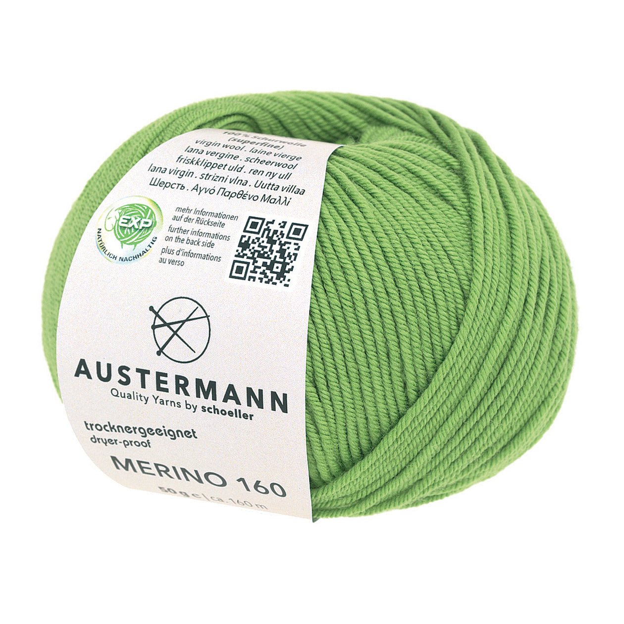 Merino 160 EXP | 160m/50g | 208 - apfelgrün - Handarbeiten - 1