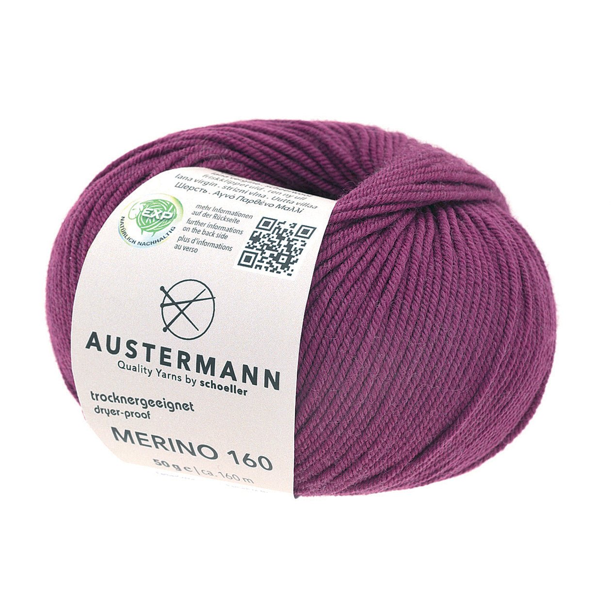 Merino 160 EXP | 160m/50g | 220 - brombeer - Handarbeiten - 1