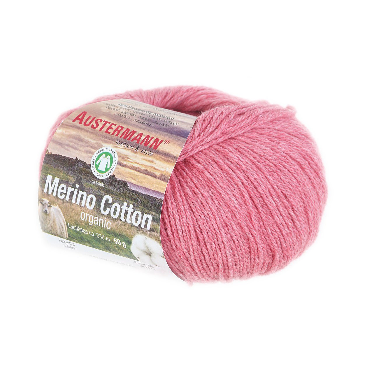 Merino Cotton | 230 M - 50 G | 06 - Pink - Strickwolle - Handarbeiten - 1