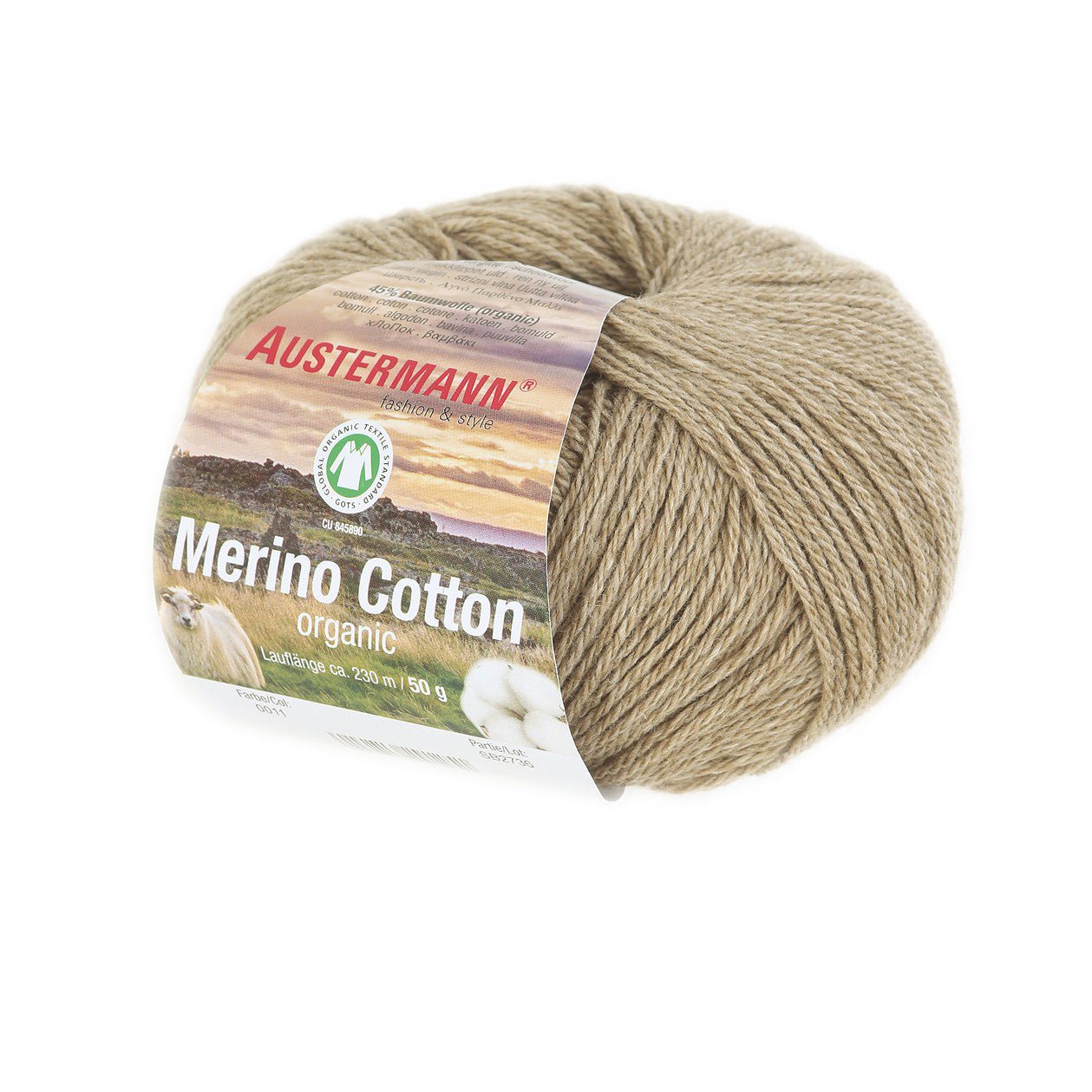 Merino Cotton | 230 M - 50 G | 11 - Muskat - Strickwolle - Handarbeiten - 1