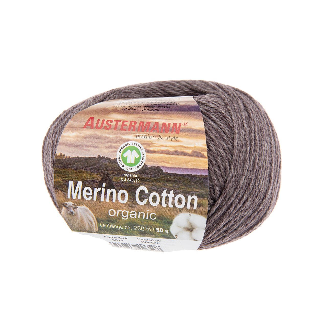 Merino Cotton | 230 M - 50 G | 19 - Kakao - Strickwolle - Handarbeiten - 1