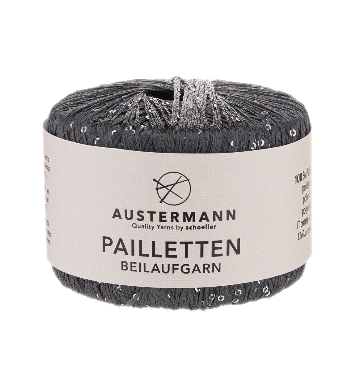 Pailletten | 185 M - 25 G | 02 - Antrhazit - Handarbeiten - 1