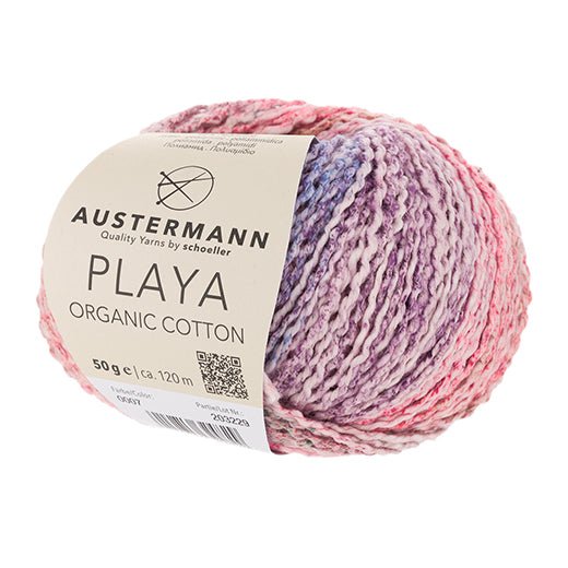 Playa Organic Cotton | 120 M - 50 G | 07 - Anemone - Strickwolle - Handarbeiten - 1