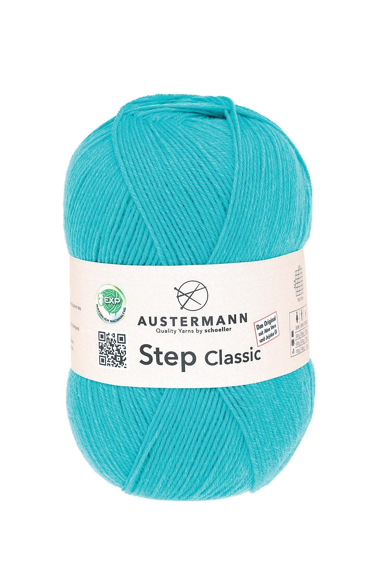 Step 4 Classic Exp | 420 M - 100 G | 1018 - Tuerkis - Sockenwolle - Handarbeiten - 1