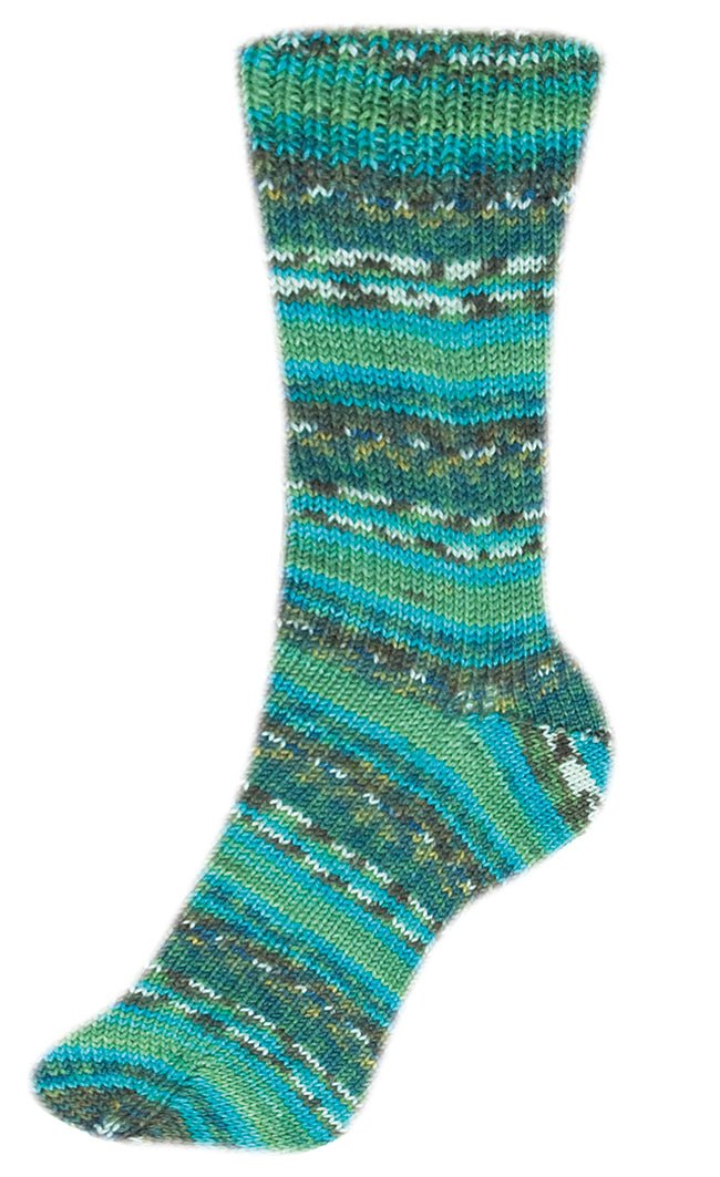 Step 4 Color Exp | 420 M - 100 G | 265 - Oliv - Bunt - Sockenwolle - Handarbeiten - 2