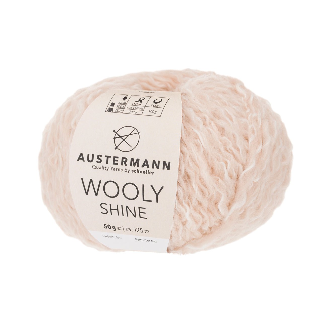 Wooly Shine | 125 M - 50G | 01 - Beige - Handarbeiten - 1
