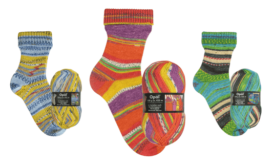 Opal Sockenwolle – Farbenfrohe Kunstwerke für deine Strickprojekte - Handarbeiten