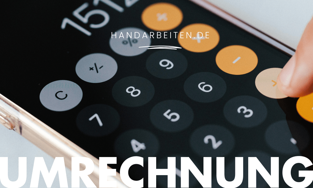 Wie rechne ich inch in cm um? - Handarbeiten