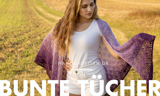 Wolle für bunte Tücher – Fantasy Colours von Austermann - Handarbeiten