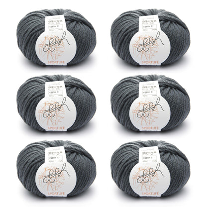 ggh Sportlife Box | Set of 300g (6x50g) | 002 – Flanel gray