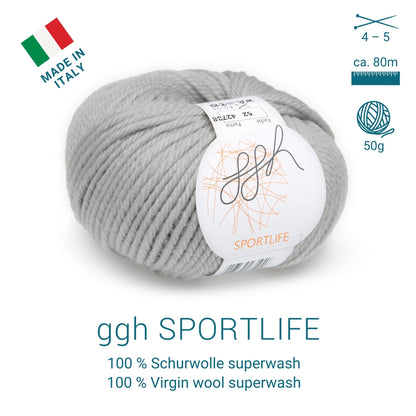 ggh Sportlife Box | Set of 300g (6x50g) | 052 - Light gray 
