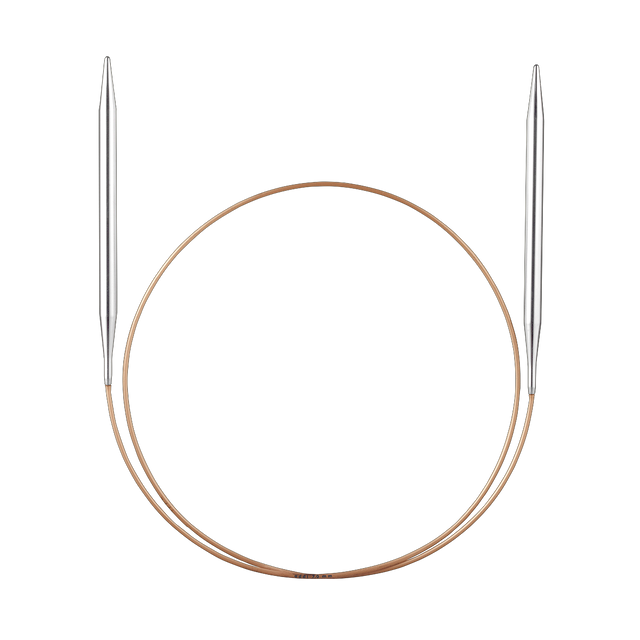 Circular knitting needle metal