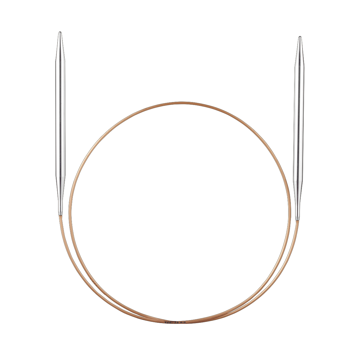 Circular knitting needle metal