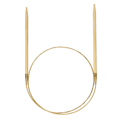 Aiguille à tricoter circulaire en bambou