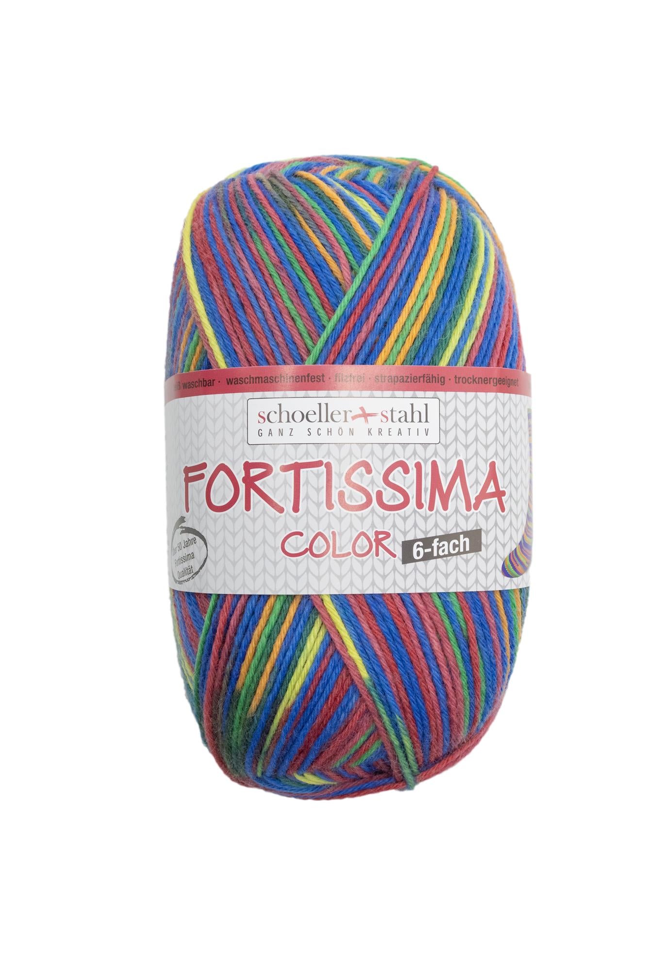 Fortissima 6-fach bunte Sockenwolle 150g | Farbe 231 - COBALT