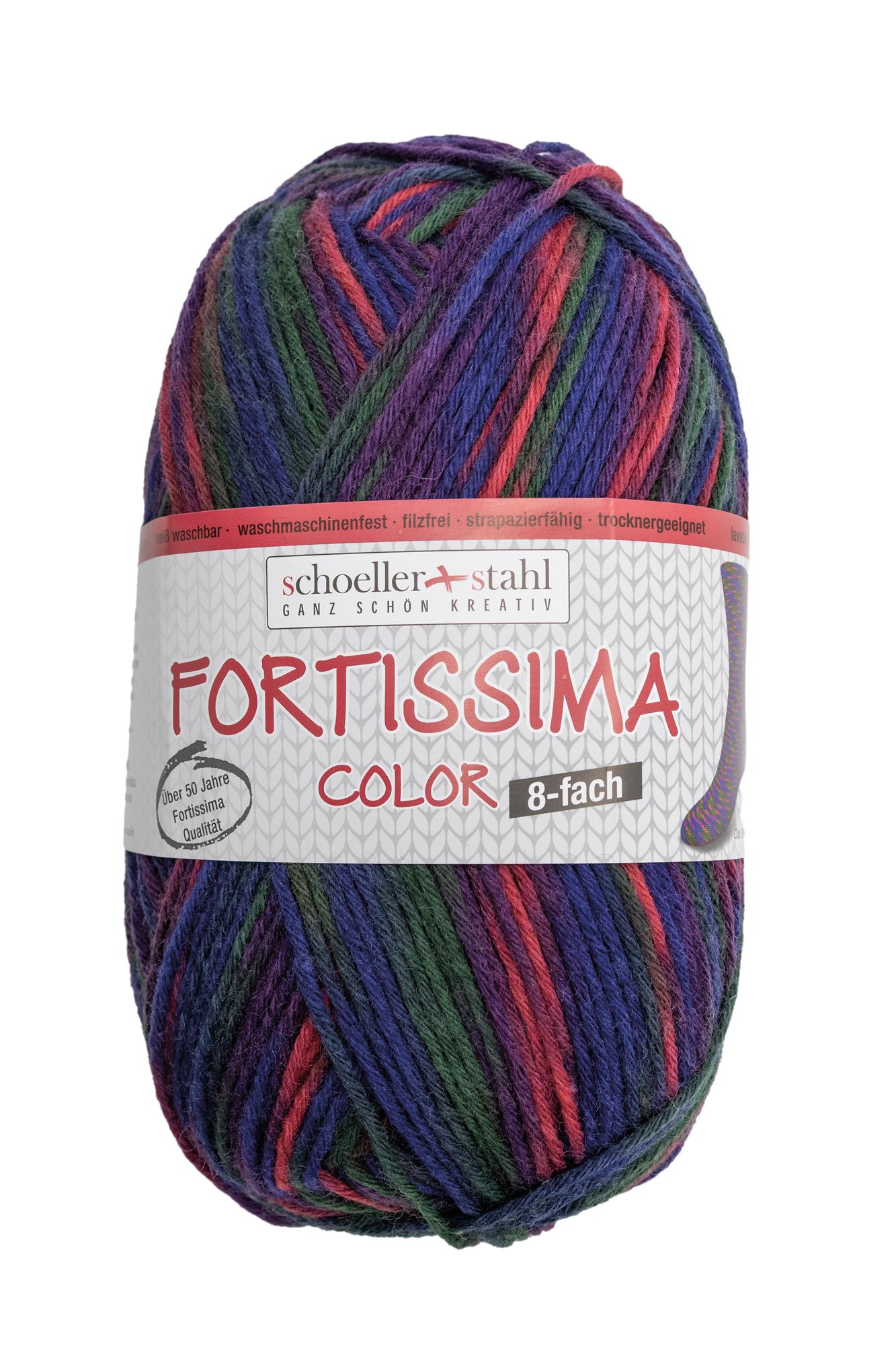 Fortissima 8-fach bunte Sockenwolle 150g | Farbe 804 - HERBST
