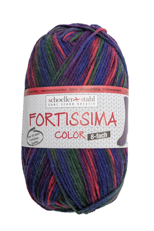 Fortissima 8-fach bunte Sockenwolle 150g | Farbe 804 - HERBST