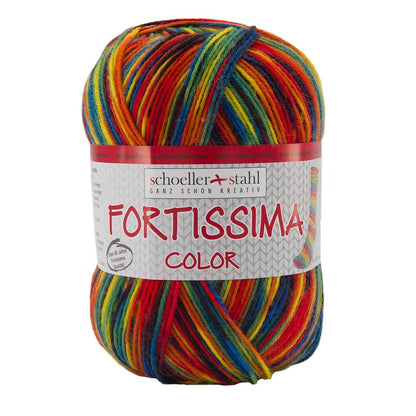 Fortissima bunte 4-fach Sockenwolle | Farbe 2405 - KILT