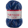 Fortissima bunte 4-fach Sockenwolle | Farbe 2408 - MARINE