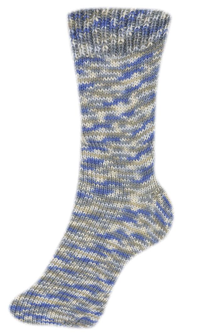 Fortissima bunte 4-fach Sockenwolle | Farbe 2439 - WOLKE