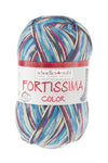 Fortissima bunte 4-fach Sockenwolle | Farbe 2492 - CLUB