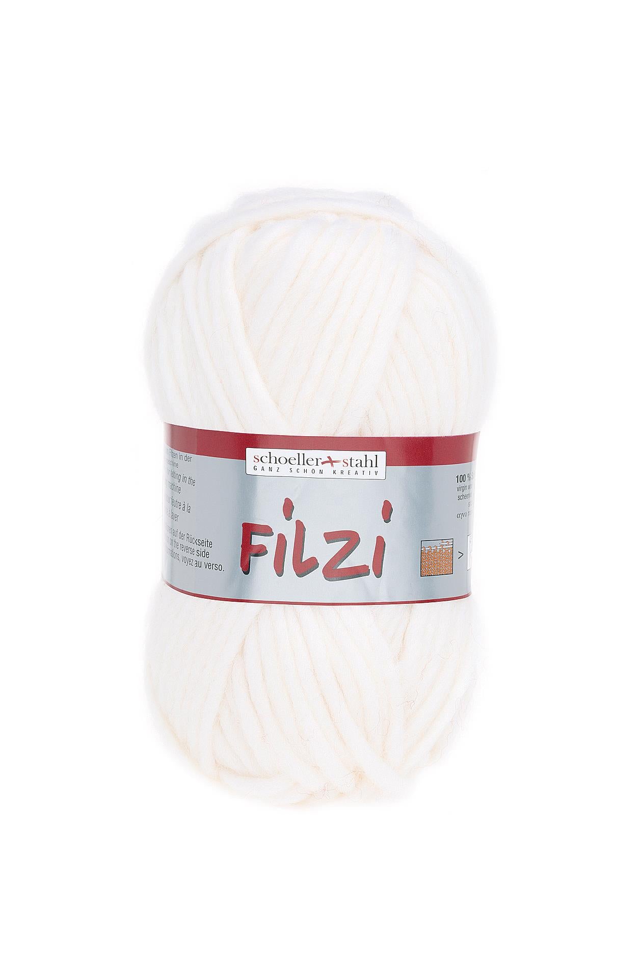 FILZI 50g | Farbe 01 - WEISS