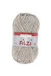 FILZI 50g | Farbe 30 - SILBER-MELIERT