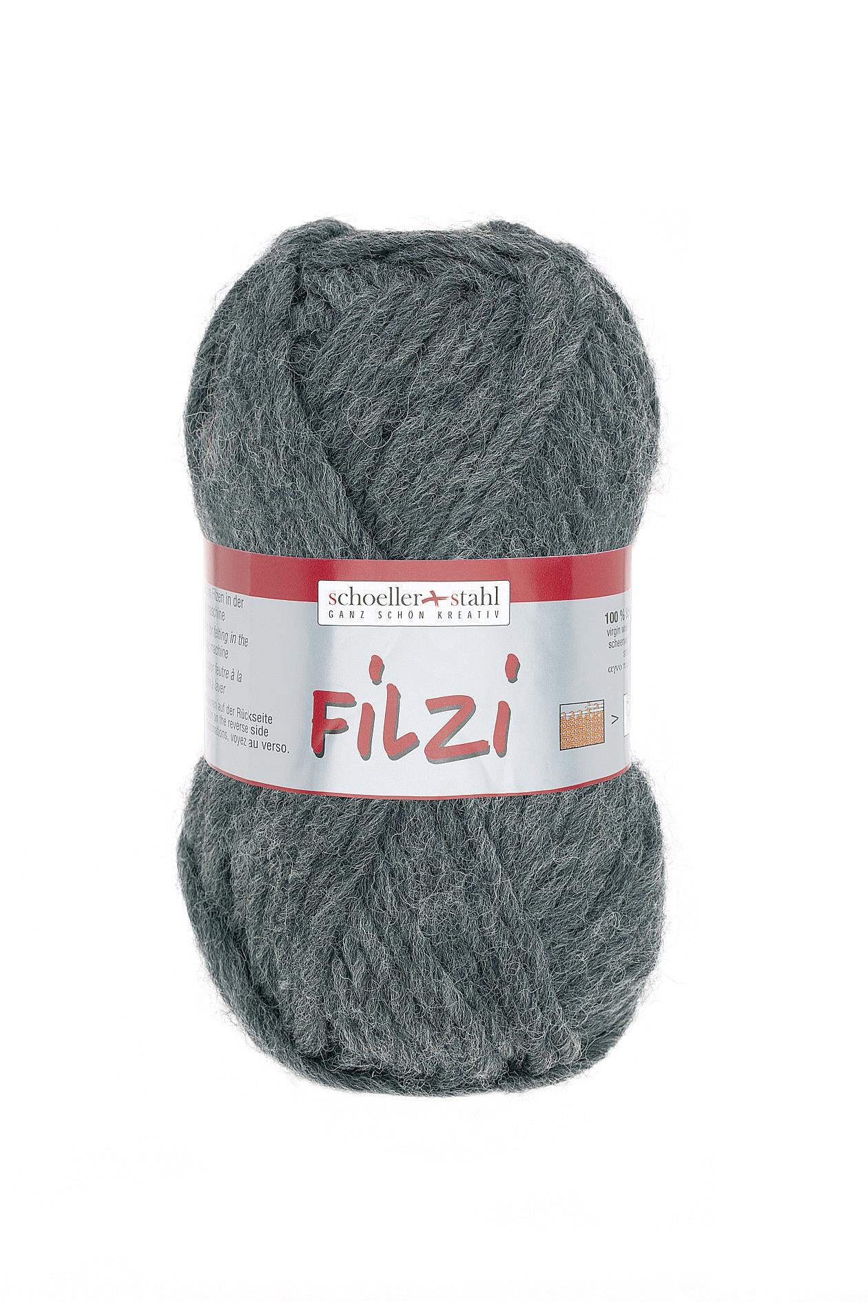 FILZI 50g | Farbe 31 - GRAU-MELIERT