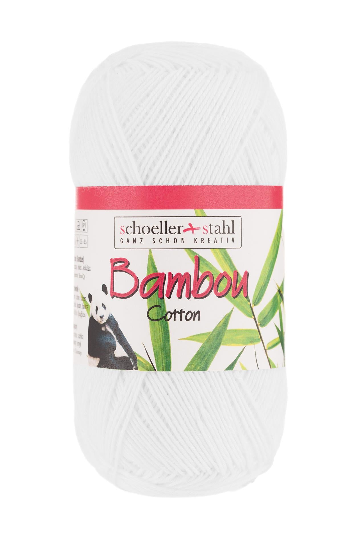 Coton de bambou 100 g | Couleur 01 - Blanc