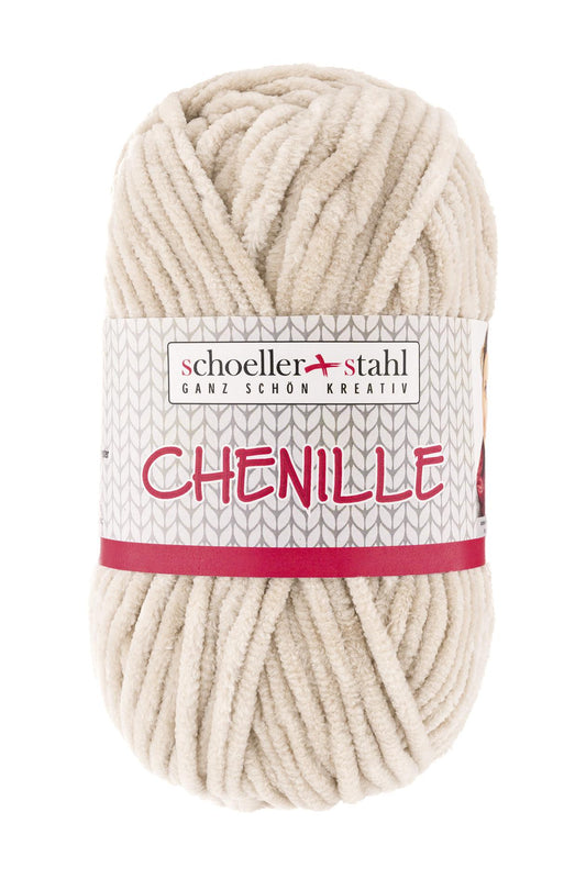 CHENILLE Wolle | 100g | Farbe 02 - SAND