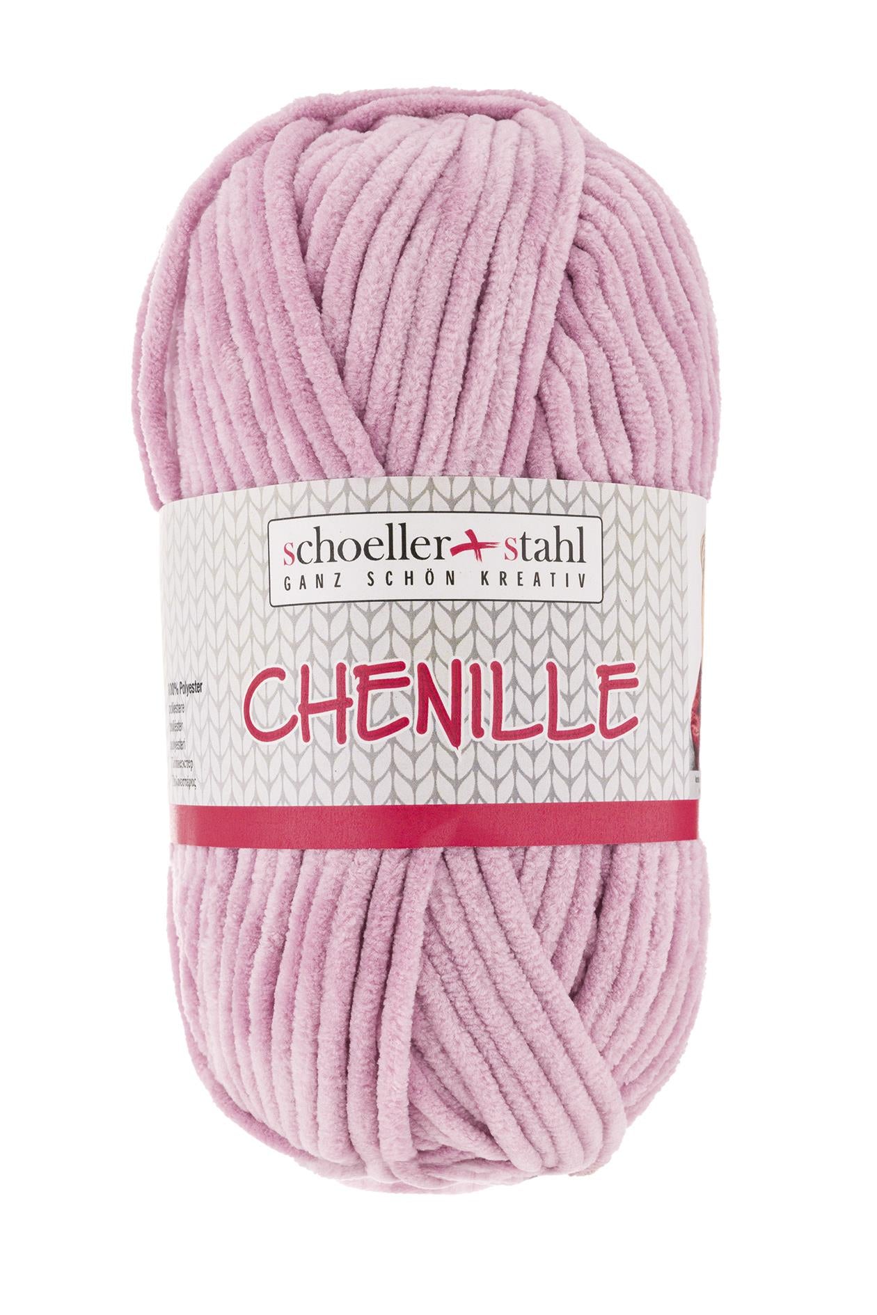 CHENILLE Wolle | 100g | Farbe 05 - Rose