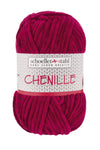 CHENILLE Wolle | 100g | Farbe 07 - Weinrot