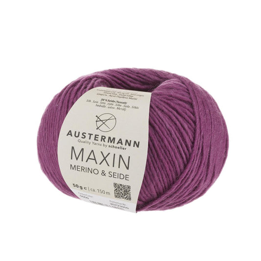 Maxin Merino &amp; Silk | 150M - 50G | 09 - Berry