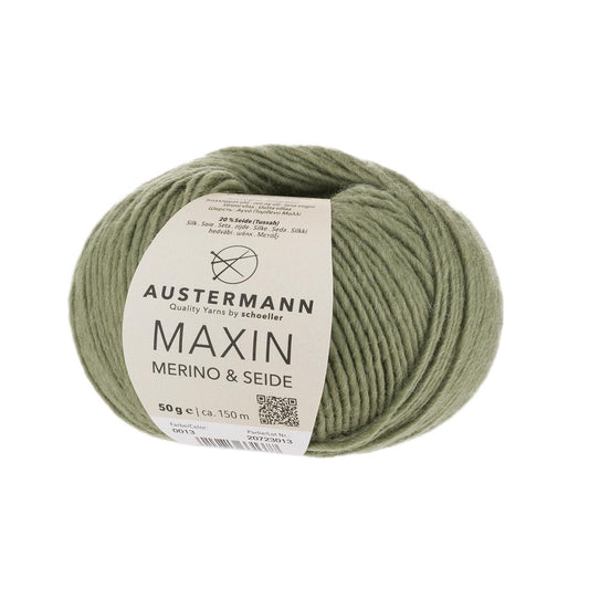 Maxin Merino &amp; Silk | 150M - 50G | 13 - Olive